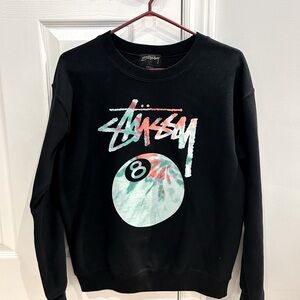 Stussy Black Crewneck